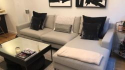 Interior Define Sloan Sectional Reviewing Custom Length and Depth Options