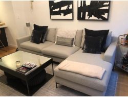 Interior Define Sloan Sectional Reviewing Custom Length and Depth Options