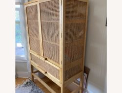 Urban Outfitters Marte Storage Cabinet A Review of Rattan and Boho Style