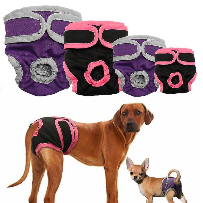 Simple Solution Fashion Print Diapers Reviewing Washable Female Dog Wraps