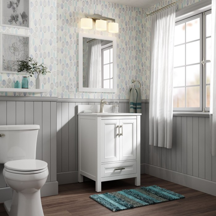 Lowes Allen + Roth Vanity Reviewing Bathroom Storage and Finish Durability