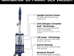 Euro-Pro Shark Navigator Lift-Away Deluxe Versatile Home Cleaning