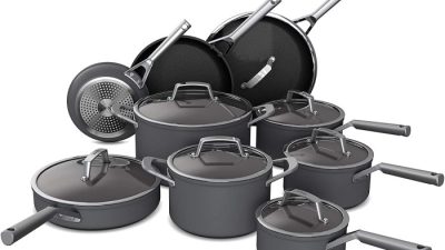 T-fal Ultimate Hard Anodized Cookware Set Non-Stick Performance