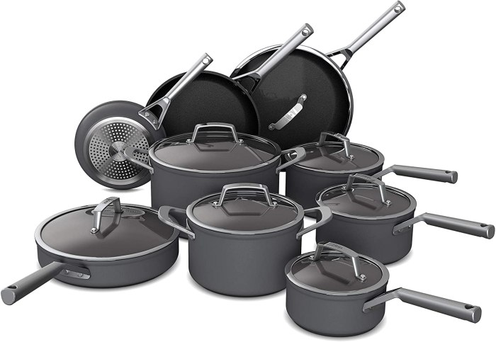 T-fal Ultimate Hard Anodized Cookware Set Non-Stick Performance