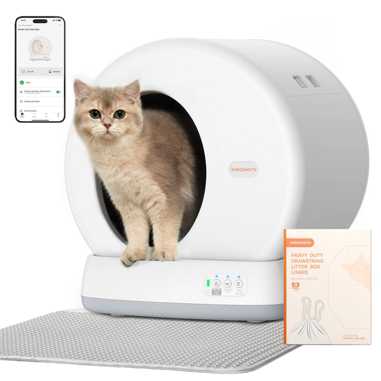 Meowant Self-Cleaning Litter Box Testing the Safety Sensor Performance