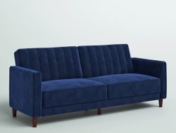 Wayfair Mercury Row Perdue Velvet Square Arm Convertible Sofa Review