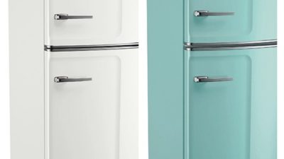 Galanz Retro Compact Refrigerator Style for Small Spaces