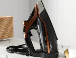 Rowenta Steamforce Digital Steam Iron Removing Stubborn Wrinkles