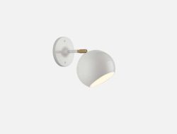 Schoolhouse Electric Isaac Sconce Testing the Industrial Brass Lighting Vibe