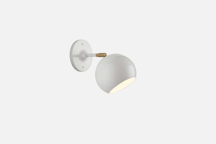Schoolhouse Electric Isaac Sconce Testing the Industrial Brass Lighting Vibe