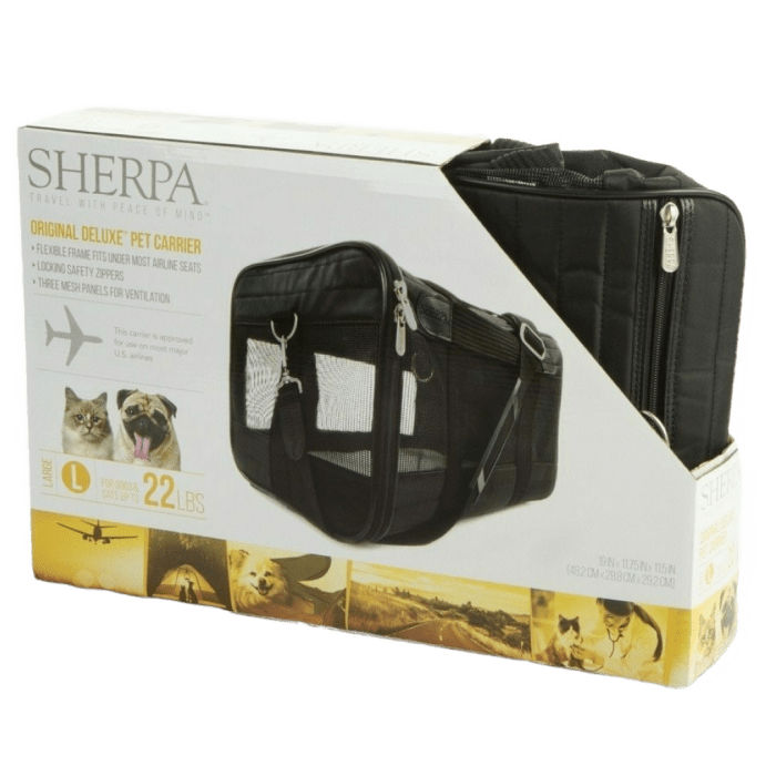 Sherpa Travel Original Deluxe Airline Approved Pet Carrier,, 44% OFF Soft-Sided Pet Carrier - Airline Approved - Sherpa
