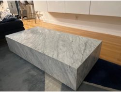 Marble Coffee Table – Minimalist Luxury – Restoration Hardware