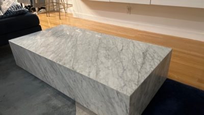 Marble Coffee Table – Minimalist Luxury – Restoration Hardware
