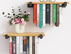 Floating Bookshelf – Industrial Pipe – Wayfair