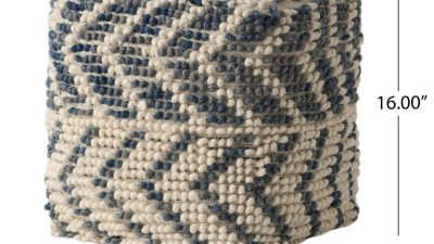 Ottoman Pouf – Handwoven Boho – World Market Unveiled