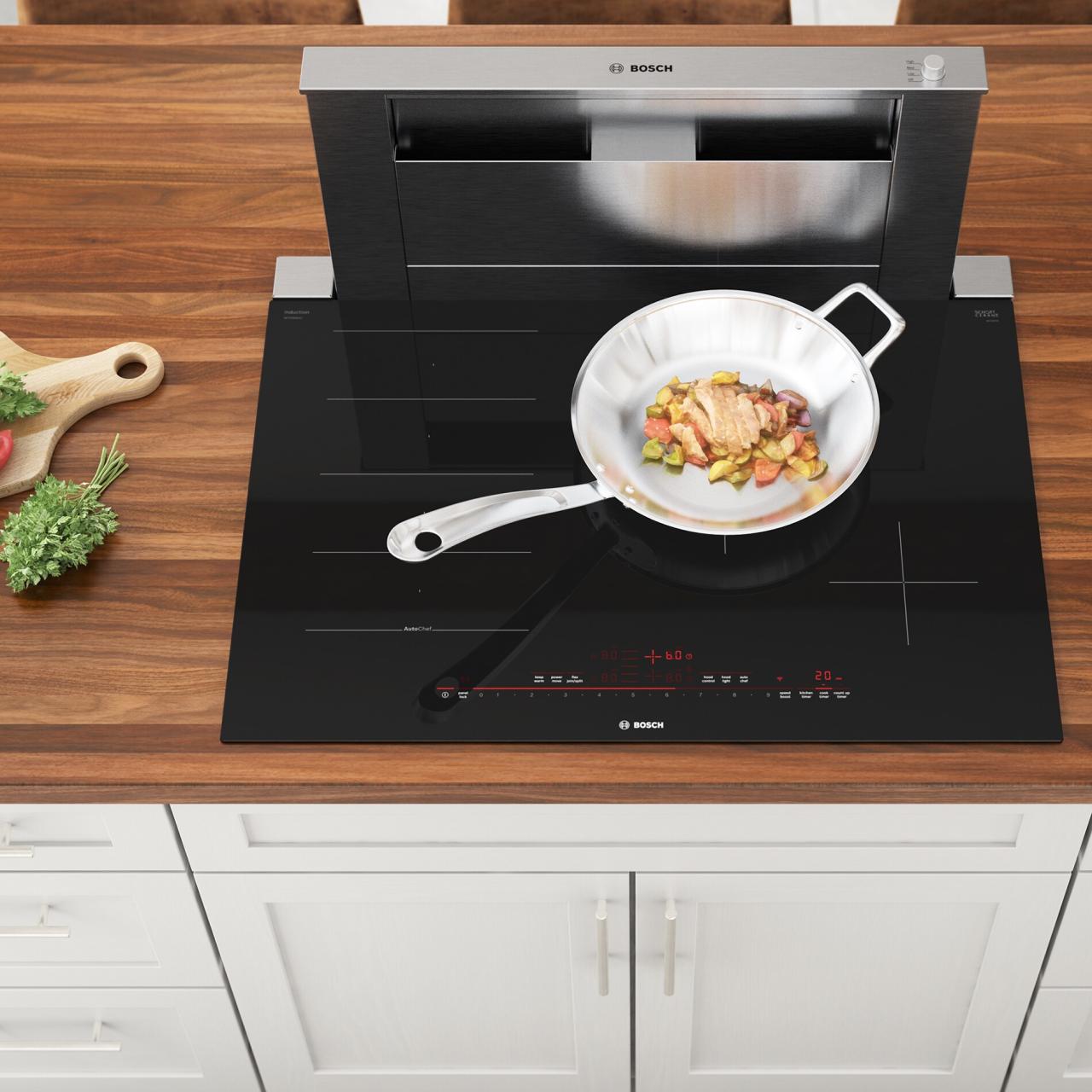 Induction Cooktop – Precision Heating – Bosch Elevate Cooking