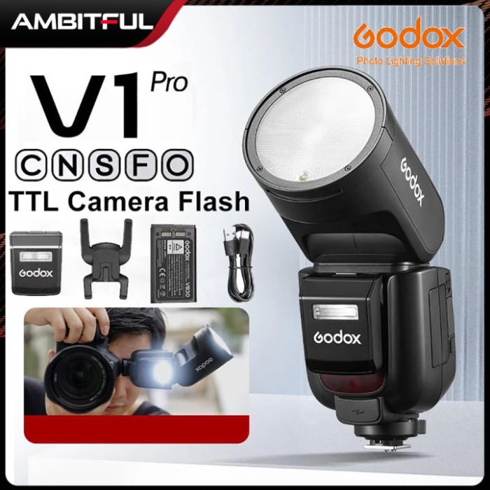 Flash Speedlite Godox V860 External Flash - TTL Speedlite - Godox V1