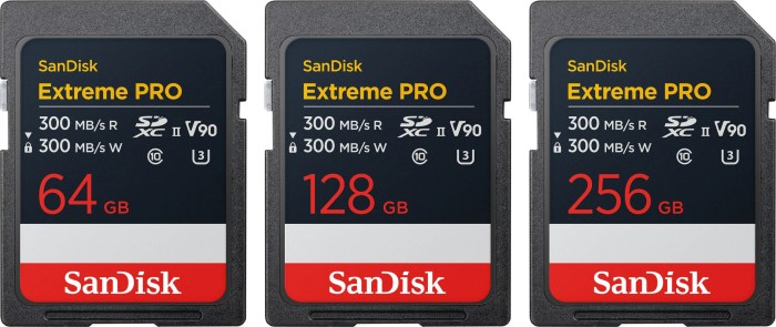SD Card – UHS-II Speed – SanDisk Extreme Pro Performance