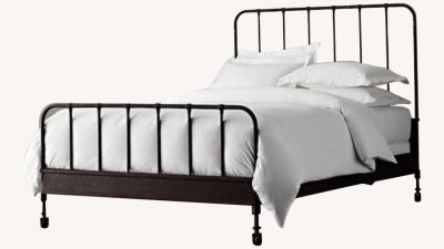 Canopy Bed Frame – Industrial Metal – Restoration Hardware