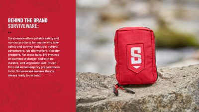 Travel First Aid Kit – Emergency Essentials – Surviveware
