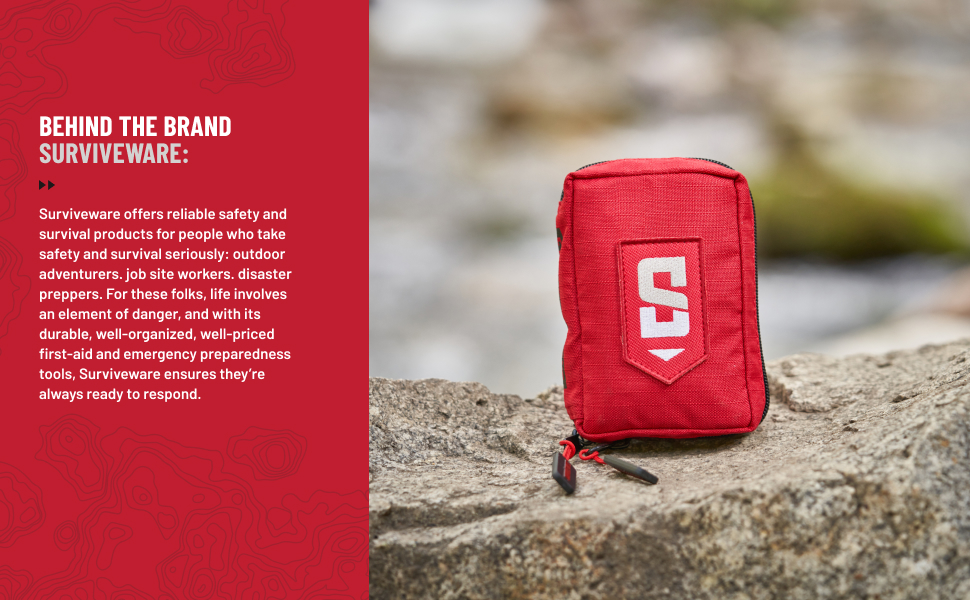 Travel First Aid Kit – Emergency Essentials – Surviveware