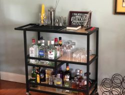Industrial Bar Cart – Rolling Gold – Birch Lane Overview