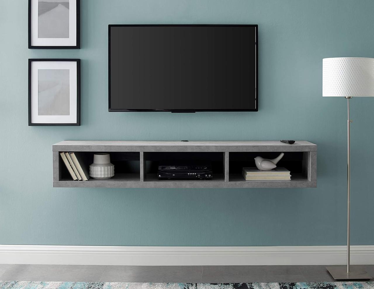 Floating TV Shelf – Wall Mounted – Martin Furniture Solutions