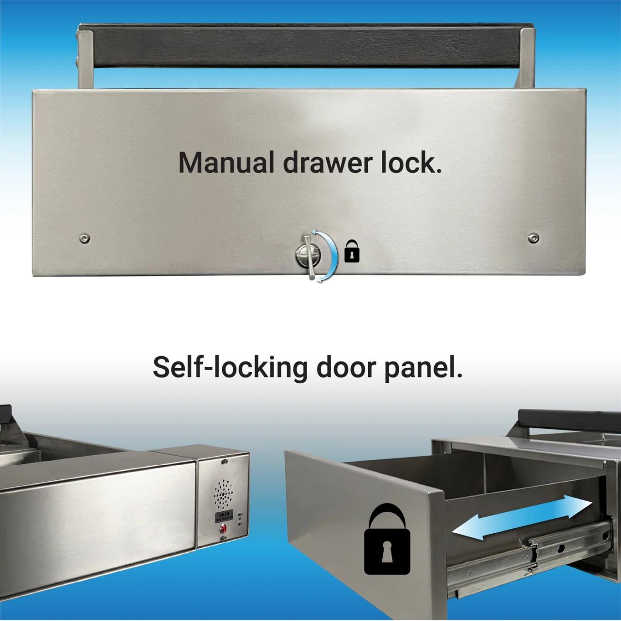 Outdoor payment drop box for secure transactions