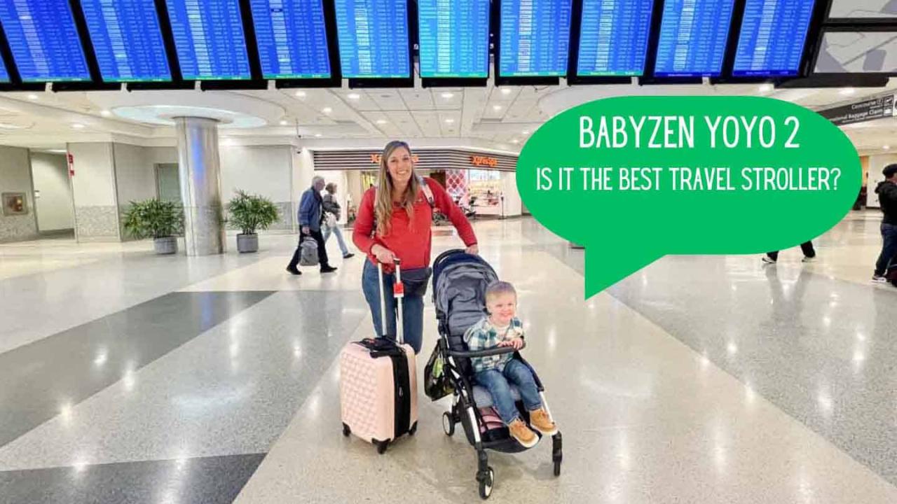 Foldable Travel Stroller – Airplane Cabin – Babyzen YOYO