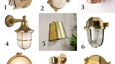 Outdoor Wall Lamps Brass For Stylish Outdoor Spaces