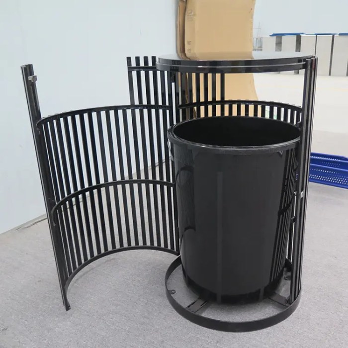 Wholesale Municipal Park Outdoor Refuse Bins Commercial Exterior Trash ... Commercial outdoor garbage can