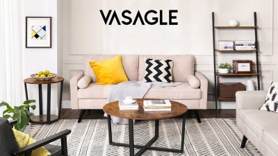 Faux Leather Bench – Industrial – Vasagle Design Features