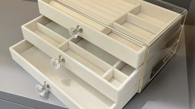 Jewelry Organizer Box – Velvet Lined – Stackers for Elegance Jewelry Organizer Box – Velvet Lined – Stackers for Elegance