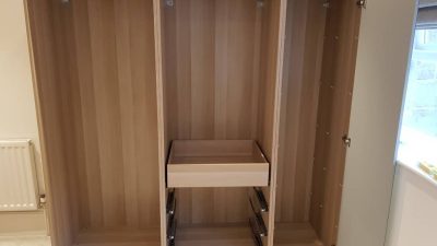 Sliding Door Wardrobe – Built-in Look – PAX (IKEA)
