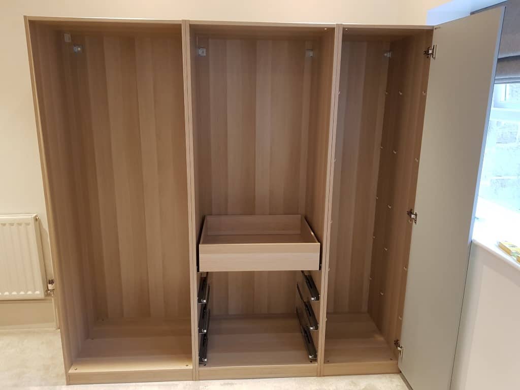 IKEA PAX Sliding Wardrobe Assembly – Drighlington | Flatpack Yorkshire Sliding Door Wardrobe - Built-in Look - PAX (IKEA)