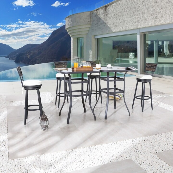 Bar Height Outdoor Patio Dining Sets For Stylish Spaces